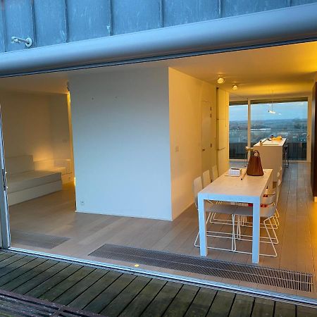 Penthouse Sea-Loft Blankenberge, Uniek Zeezicht, Luxeloft Met 40M2 Terras! Exterior foto